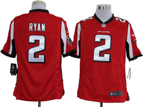 NFL Red Atlanta Falcons 2 Quarterback Ryan Nike Game Jerseys